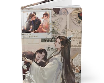 2ha Chu Wanning Moran Yaoi BL Notebook Hardcover Journal Husky White Cat Shizun