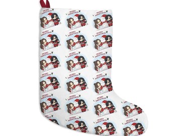 Calcetines navideños Tgcf, decoración navideña, idea de regalo festivo, bendición de los oficiales del cielo, decoración del hogar, calcetín navideño