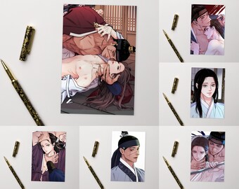 Steel Under Silk bl Steel under silk Manhwa BL Photocard Yaoi Postcard Steel Under Silk Yaoi wallpaper prints