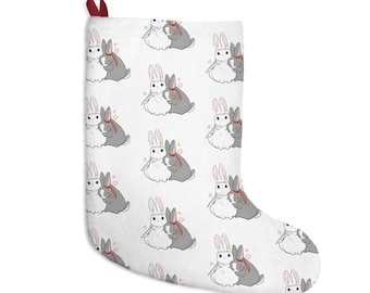Medias navideñas Mdzs, calcetín navideño de conejo Mo Dao Zu Shi Mdzs, accesorios navideños, decoración navideña, medias festivas