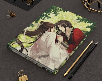 Tgcf Hua cheng xielian hualian, Cuaderno de tapa dura mate, Cuaderno de bendiciones de funcionarios celestiales, Diario