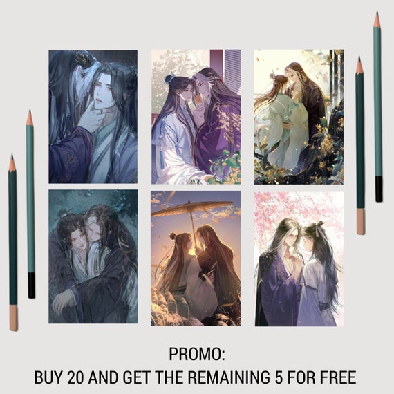 Thousand Autumns Yan Wushi Shen qiao BL manga Thousand autumns Qian Qui Manhua Yaoi Manhwa Postcards