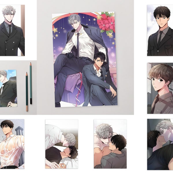 Passion Manhwa Passion BL Passion Ilay Riegrow Ilay x Taeui BL Photocards Yaoi Postkarte PASSION Yaoi merch