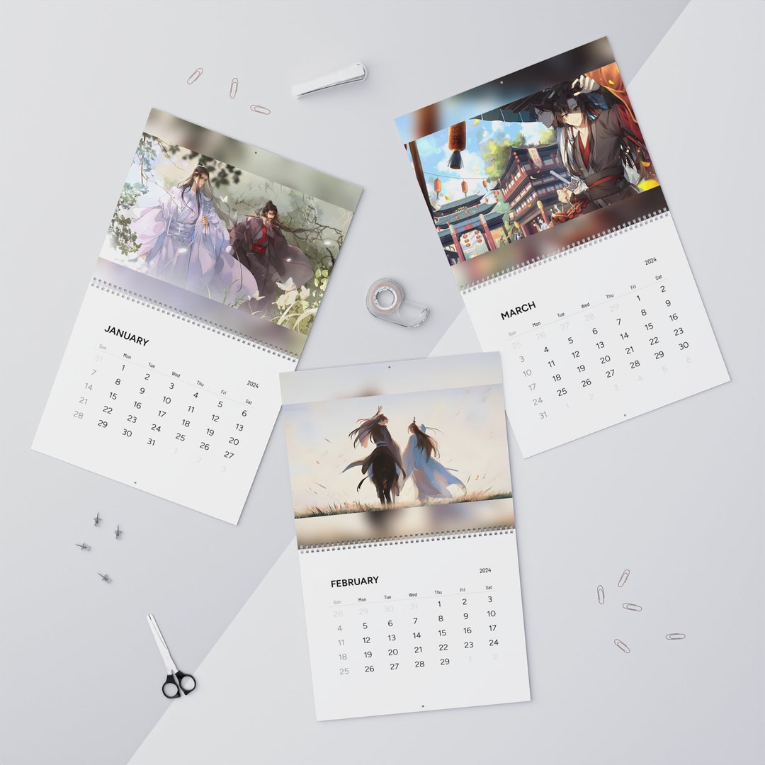 Mo Dao Zu Shi Calendars 2024 MDZS BL the Untamed Calendar Grand Master
