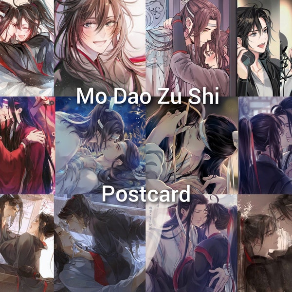 Mdzs Untamed Mo Dao Zu Shi by Mxtx Postcard Grandmaster of Demonic Cultivation Founder of Diabolism Wei Wuxian Lan Zhan