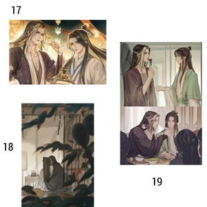 Thousand Autumns Yan Wushi Shen qiao BL manga Thousand autumns Qian Qui Manhua Yaoi Manhwa Postcards image 8