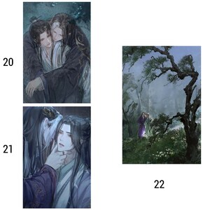 Thousand Autumns Yan Wushi Shen qiao BL manga Thousand autumns Qian Qui Manhua Yaoi Manhwa Postcards image 9