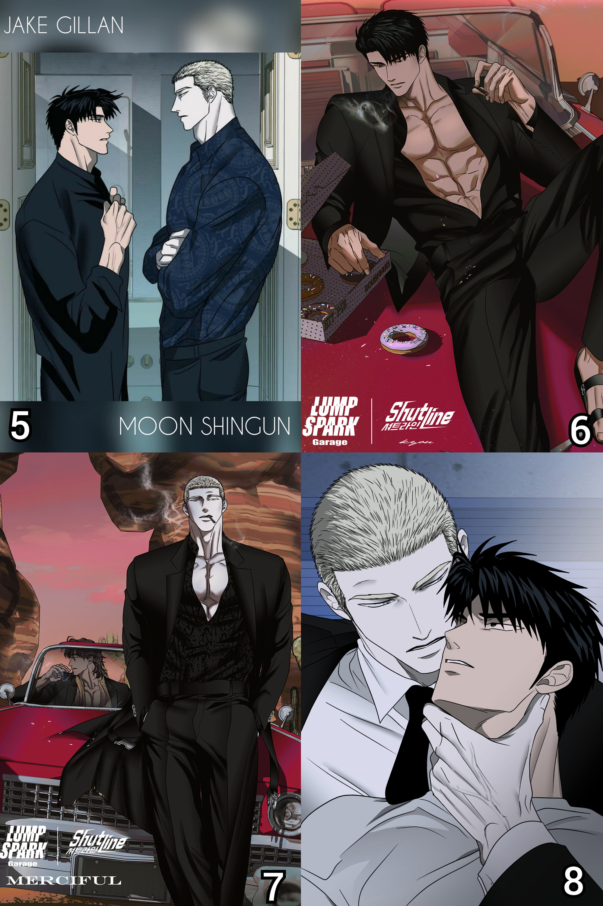 Shutline Yaoi Manhwa Manga Jake Gillan Shin Moon Shingun BL - Etsy.de