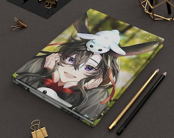 Mdzs Wei Wuxian Mo Dao Zu Shi Untamed Diario de tapa dura, planificador de cuaderno de bocetos de anime