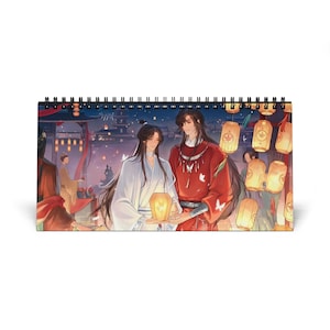 Heaven Official's Blessing-bureaukalender 2025, Tgcf-kerstcadeau, Yaoi-kalender Tian Guan Ci Fu-vakantiekalender