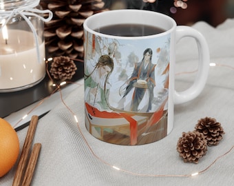 Scum villain Self-saving System Luo BingHe Shen QingQiu Shen Yuan Mug Svss Bingqiu BL Danmei Yaoi SVSSS Scumbag System Mug 11oz