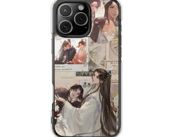 Husky and His White Cat Shizun Magnetic Clear Impact Cases iPhone MagSafe case