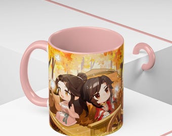 Heaven Official's Blessing Chibi Mug, Anime Coffee Cup (11oz, 15oz)