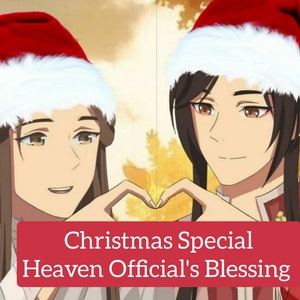 Heaven Official&#39;s Blessing Yaoi TGCF Hua Cheng Xie Lian San Lang Greeting card Postcard