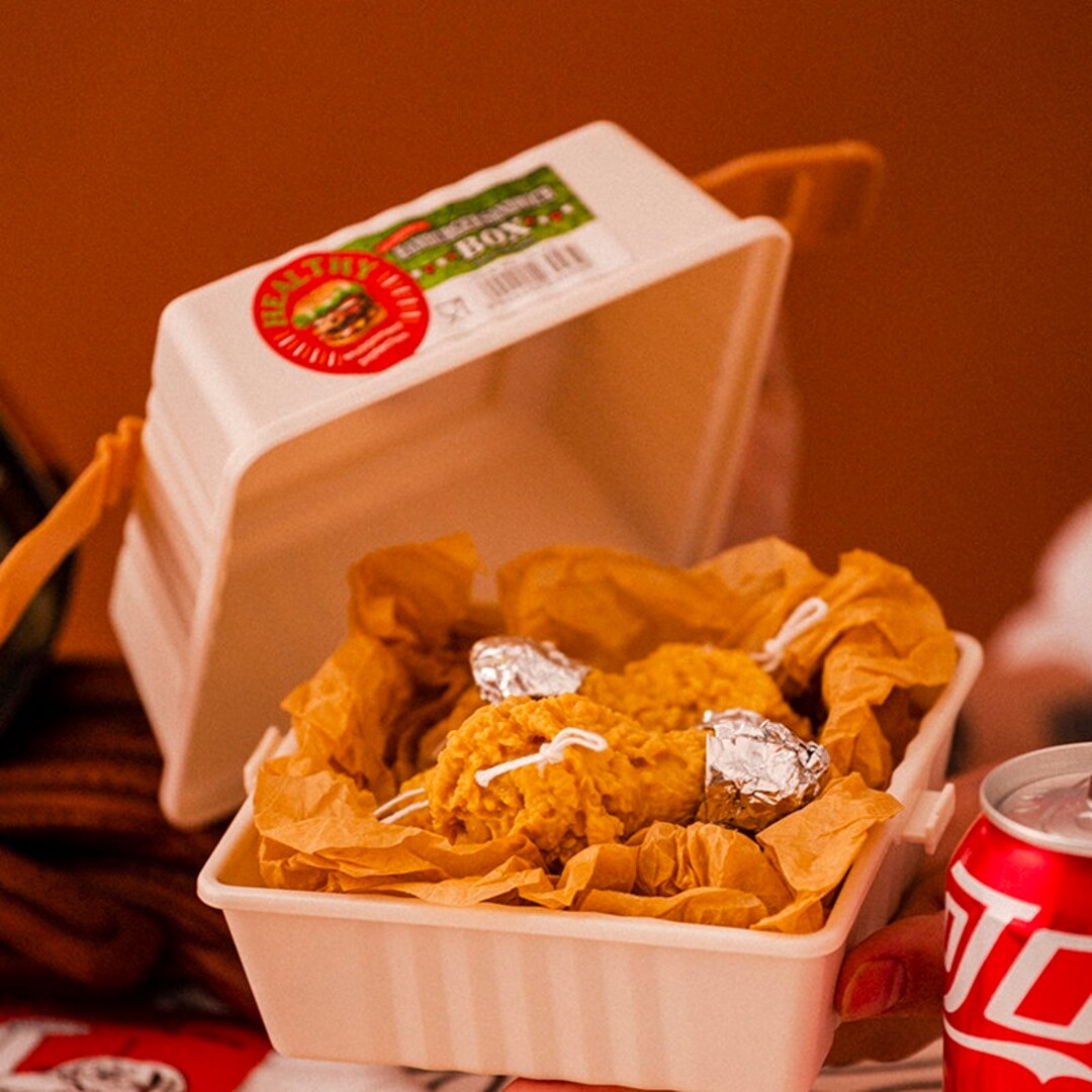 7pcs Chicken Wing Candle, Crispy Fried Chicken Candles, Fried Chicken Leg Candle, Food Candle