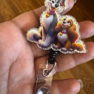 Lady & the tramp badge reel