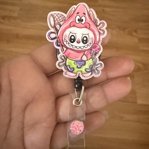 Patrick Labubu badge reel