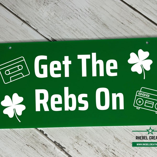 Get the Rebs on hanging plaque