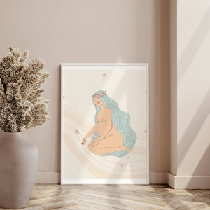 Custom Pregnancy Digital Art Digital Painting