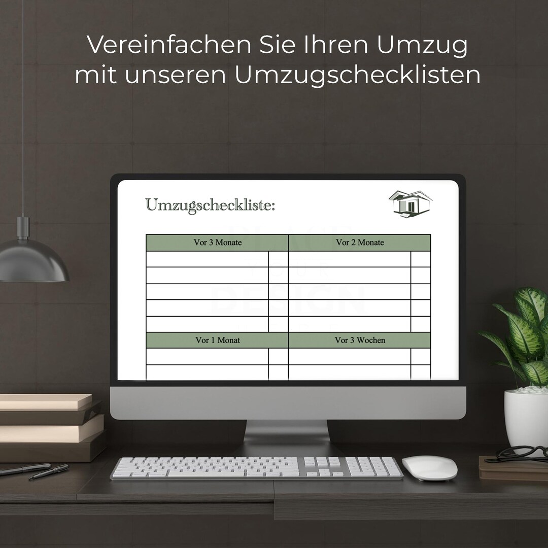 Umzug Checkliste Packliste Checkliste Umzug Zum Abhaken - Etsy