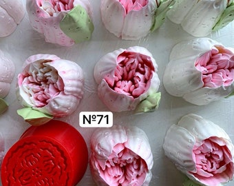 Boquilla de glaseado XXL con forma de tulipán: boquilla para decorar tartas con forma de flor de malvavisco