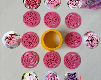Juego de boquillas para flores de malvavisco: 9 boquillas para decorar pasteles