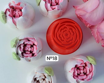 Boquilla de tulipán XXL para glaseado: Herramienta para decorar pasteles con forma de flor de malvavisco