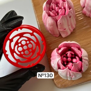 Beccucci per pasticceria n. 16, fiori di marshmallow, tulipano XXL, beccuccio per glassa, utensili per decorare torte, tulipano Zephyr con punta grande, fiori commestibili