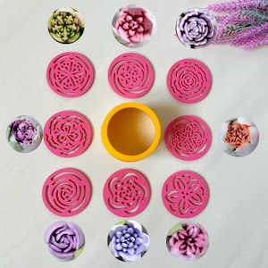 Marshmallow Flower Icing Nozzle Set: 9-Piece Cake Decorating Tips