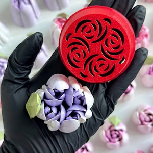 No10 Spritztülle, Marshmallow Blüten, XXL Tulpe, Tülle für Zuckerguss, Spritzgebet, Spritztülle, Kuchendekoration, große Spitze Zephyrtulpe Essbare Blüten