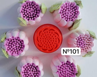 Boquilla para glaseado Tulip XXL con decoración de flores de malvavisco: herramienta Zephyr de punta grande para repostería y glaseado.
