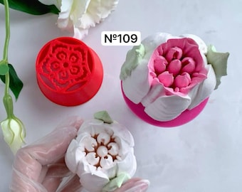 Boquilla de glaseado XXL con forma de tulipán: boquilla para decorar tartas con forma de flor de malvavisco