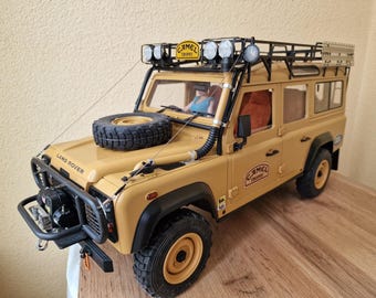 Portaequipajes de techo para Boom Racing BRX02, Camel Trophy Defender D110, Team Raffee