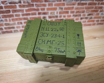 Caja de madera hecha a mano, accesorios para RC Crawler a escala 1/10