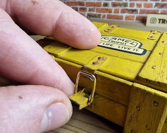 Caja de madera con accesorios para crawler RC a escala 1/10 para TRX 4, RC4WD, SCX10