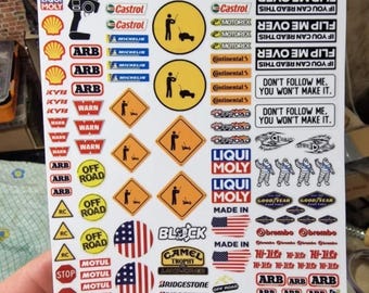 Múltiples accesorios para máquinas de radio: Camel Trophy, accesorios para máquinas 1/10