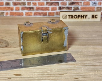 Латунный ящик ручной работы для радиоуправляемого робота-самохода Rock Crawling en масштабе 1/10