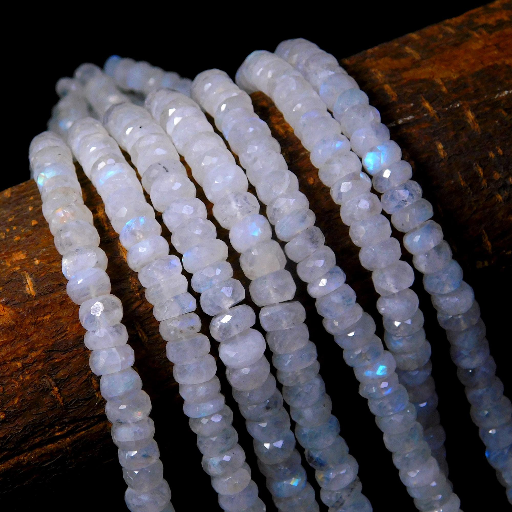 Graduated Moonstone Bead Necklace - Steven Kretchmer