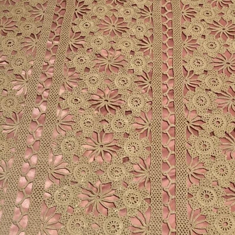 Antique French Lace Bedspread, Vintage Lace Bedspread With Crochet Etsy