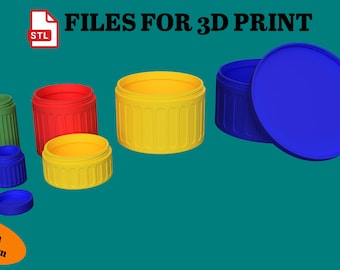3D Printable Storage Box STL Files: Customizable Designs (Digital Download)