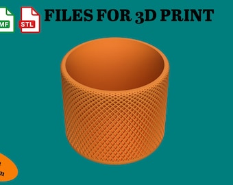 Minimalist Plant Pot STL Bundle: 3D Printing File (Digital Download)