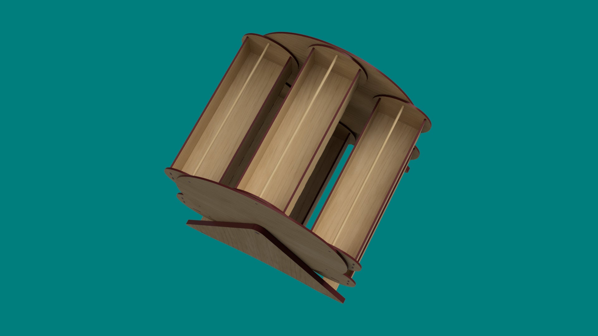 Carousel Storage, Rack Storage, Storage for Painters- Laser Cut Files ...