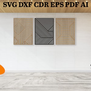 30 wzorów paneli dekoracyjnych do cięcia CNC i laserowego - pliki svg, dxf, cdr, eps, pdf, ai do ścianek działowych i dekoracji ściennych