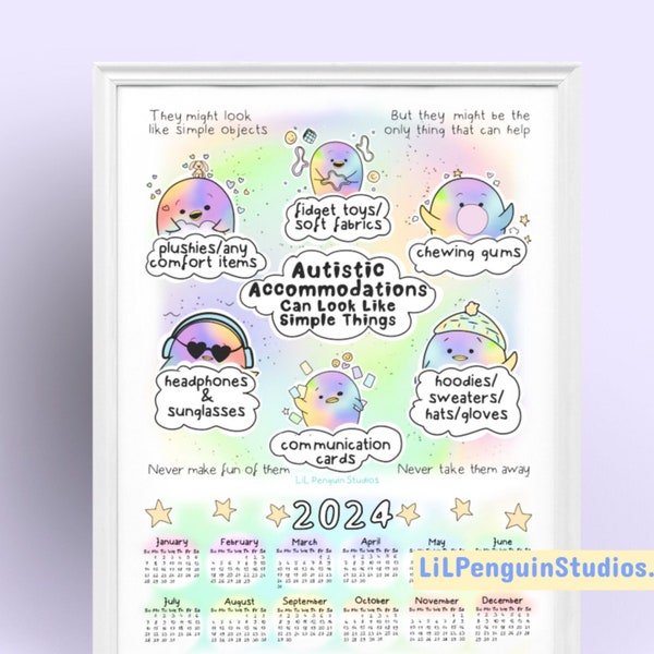 Diversity Calendar Etsy