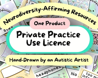 Licença de uso de consultório particular, terapia de afirmação da neurodiversidade, recursos para autismo, aconselhamento, coaching, psicologia, psiquiatria, serviço social