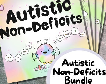 Autistic Zine, Therapy Resources, Counselling Printable, SLP, Special Ed Teacher Material, Neurodiversity Prints, Autism Digital Download