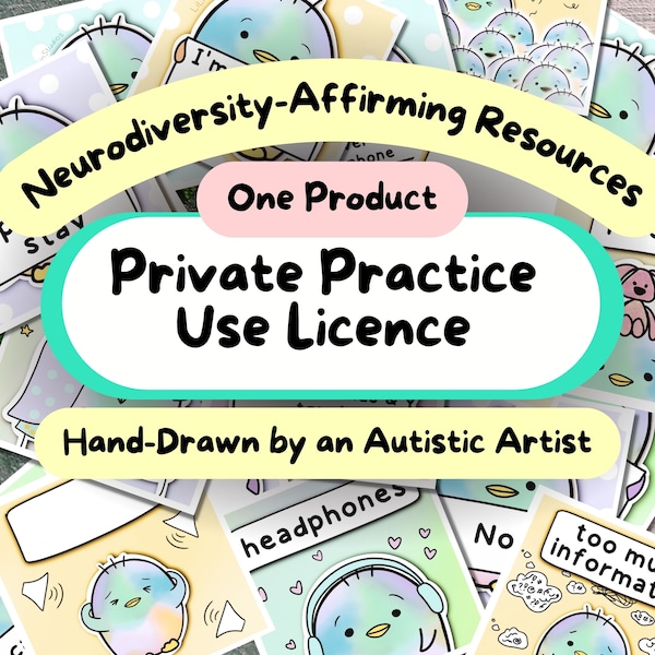 Private Practice Use Licence, Neurodiversity-Affirming Therapy, Autism Resources, Counseling, Coaching, Psychology, Psychiatry, Social Work