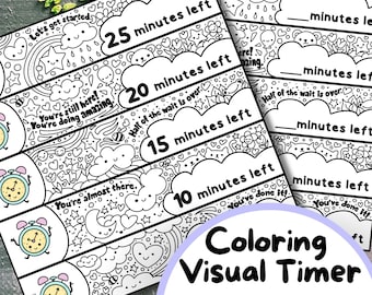 Autism Visual Countdown Timer for Waiting, Anxiety Aid, Autistic ...