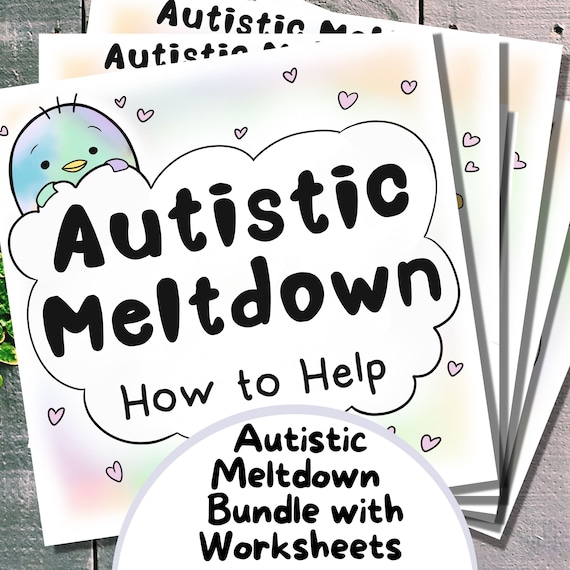 Autism Meltdown Support Kit, How To Help Worksheets, Sensory Overload Aid, Therapist Tool, Parenting Autistic Children, SPED Bulletin Board