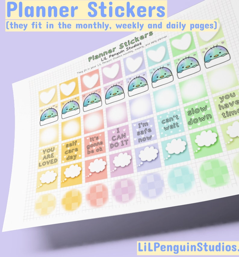 Autism Planner Sticker Bundle, Printable Autism Sticker Set, Digital Planner Stickers, Neurodiversity Journal Stickers, AuDHD Stickers, SPED image 6